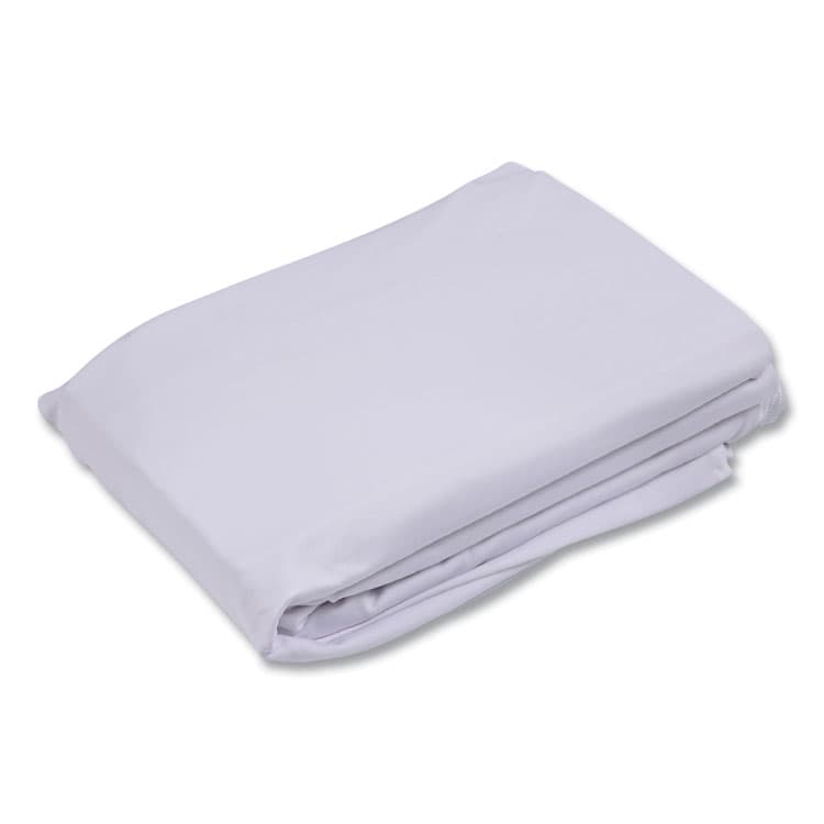ICEBERG ENTERPRISES iGear Fabric Table Cover, Polyester/Spandex, 30" x 96", White (ICE16533) thumbnail 2