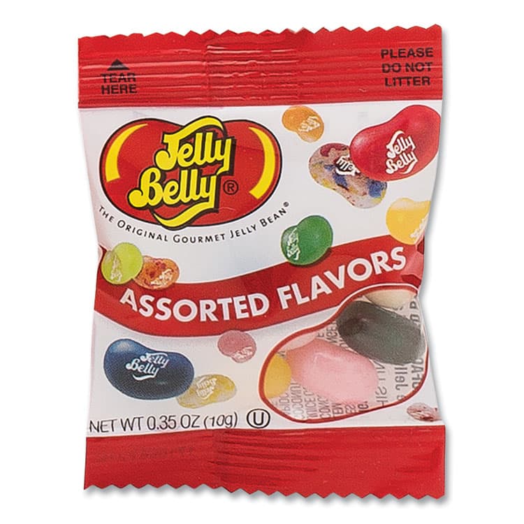 JELLY BELLY CANDY COMPANY Jelly Beans, Assorted Flavors, 80/Dispenser Box (OFX72512) thumbnail 2