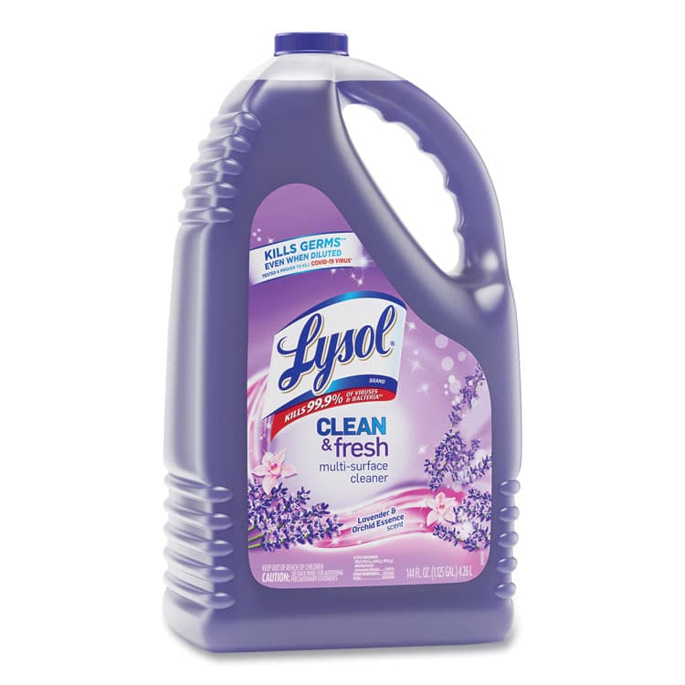 RECKITT BENCKISER Clean and Fresh Multi-Surface Disinfectant Cleaner, Lavender and Orchid Essence, 144 oz Bottle (RAC88786EA)