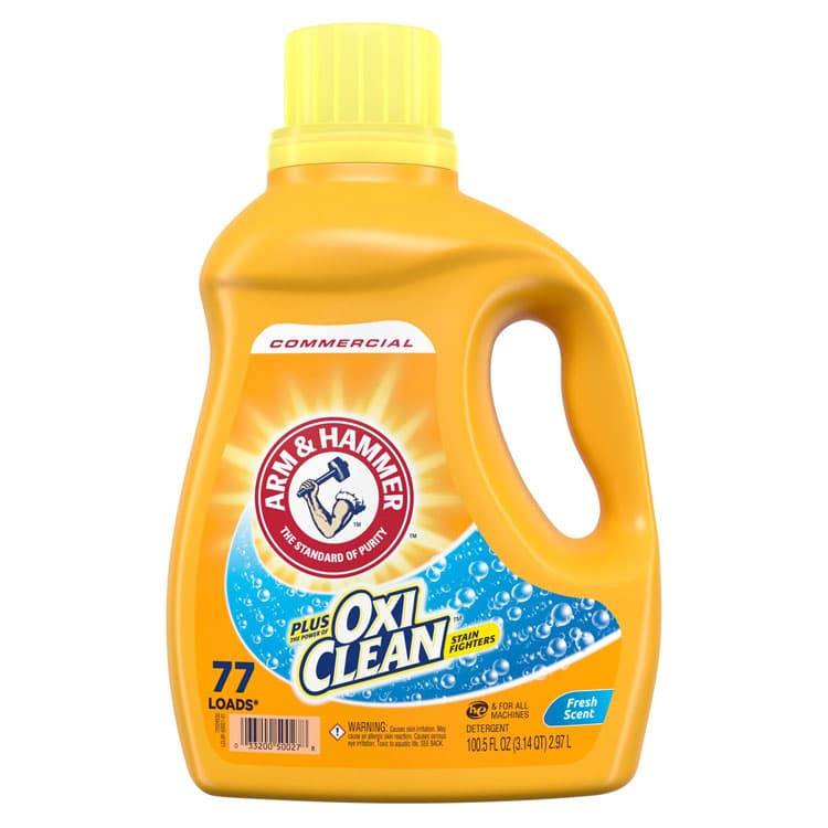 CHURCH & DWIGHT CO., OxiClean Concentrated Liquid Laundry Detergent, Fresh, 100.5 oz Bottle, 4/Carton (CDC3320050027) thumbnail 2