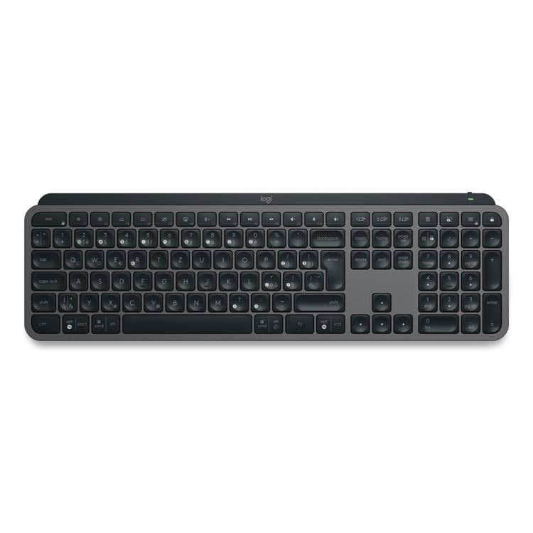 LOGITECH, . MX Keys S Keyboard, 108 Keys, Black (LOG920011406)