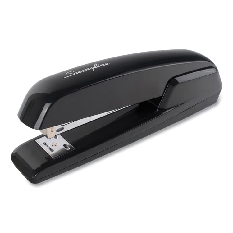 ACCO BRANDS, . Durable Full Strip Desk Stapler, 25-Sheet Capacity, Black (SWI64601)