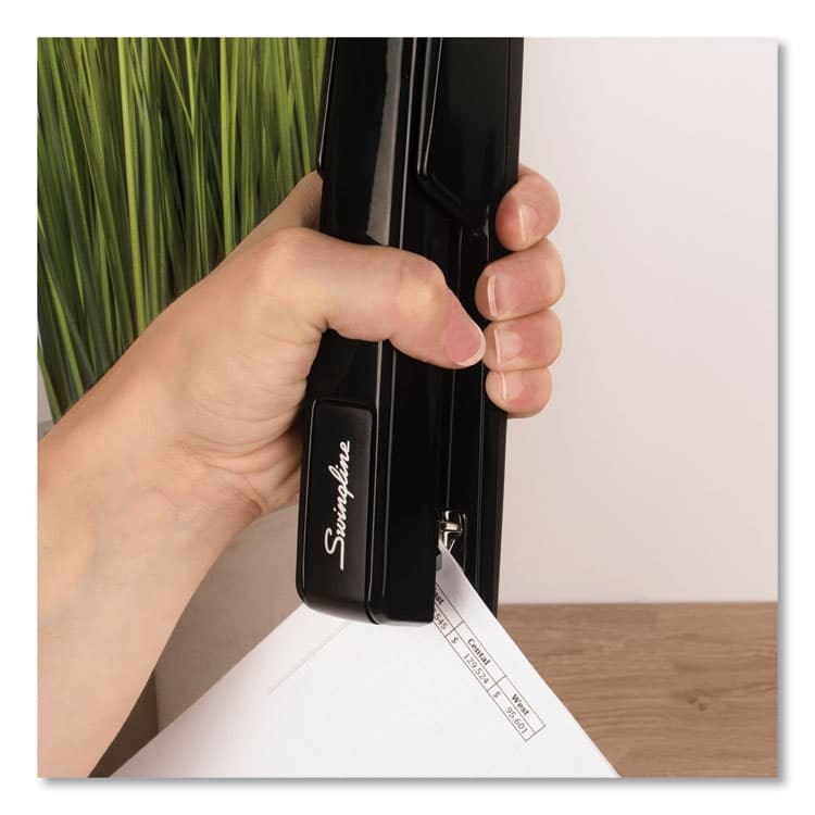 ACCO BRANDS, . 747 Classic Full Strip Stapler, 30-Sheet Capacity, Black (SWI74701) thumbnail 3