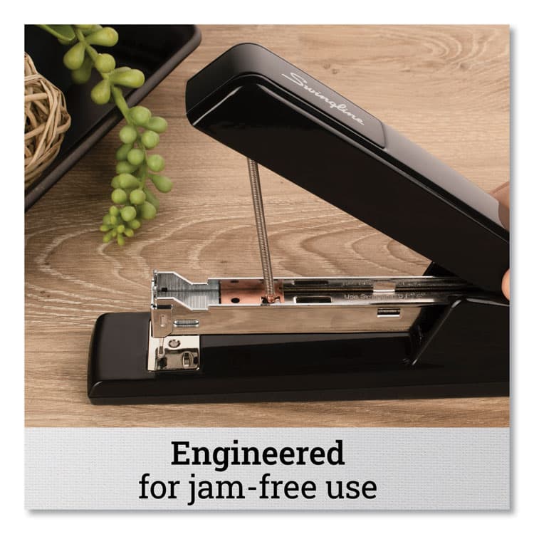 ACCO BRANDS, . 747 Classic Full Strip Stapler, 30-Sheet Capacity, Black (SWI74701) thumbnail 4