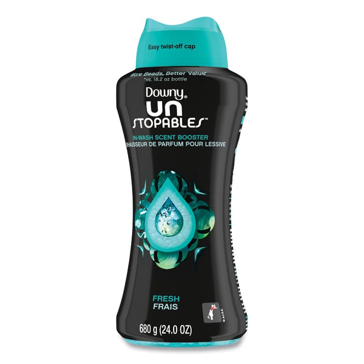 PROCTER & GAMBLE Unstopables In-Wash Scent Booster Beads, Fresh Scent, 24 oz Pour Bottle, 4/Carton (PGC08726) thumbnail 2