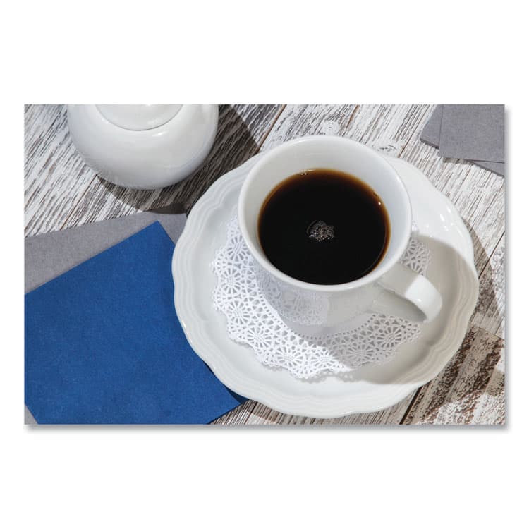 HOFFMASTER Cambridge Lace Doilies, Round, 6", White, 1,000/Carton (HFM500235) thumbnail 4