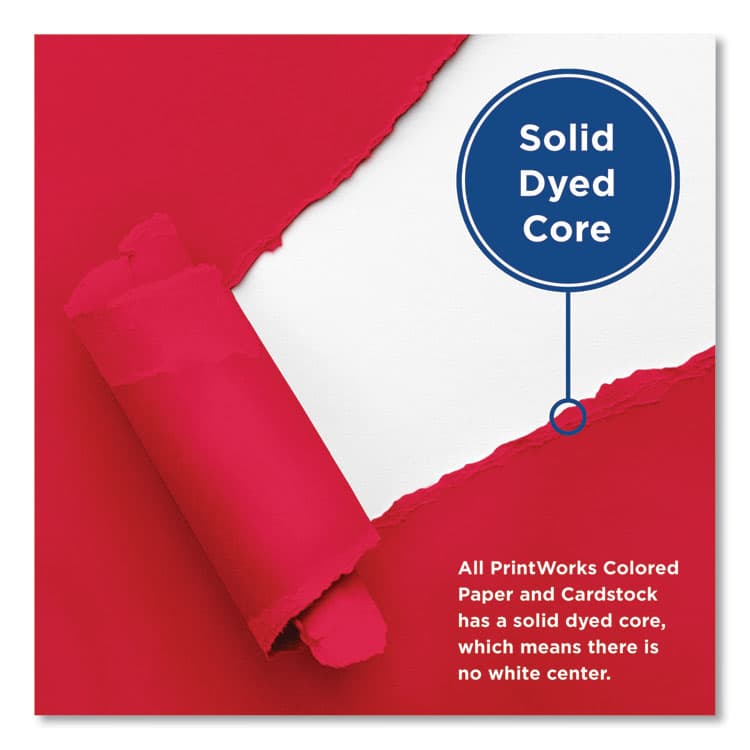 PARIS CORPORATION Color Paper, 24 lb Text Weight, 8.5 x 11, Red, 500/Ream (PRB00105) thumbnail 4
