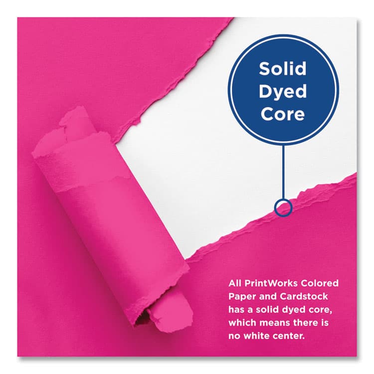 PARIS CORPORATION Color Paper, 24 lb Text Weight, 8.5 x 11, Fuchsia, 500/Ream (PRB00100) thumbnail 4