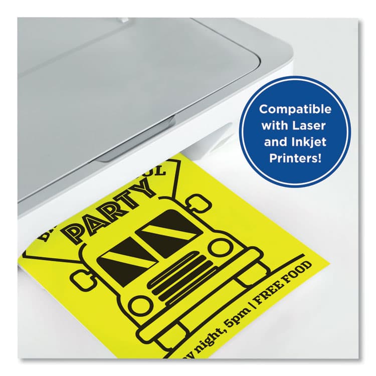 PARIS CORPORATION Color Paper, 24 lb Text Weight, 8.5 x 11, Lemon Yellow, 500/Ream (PRB00101) thumbnail 3