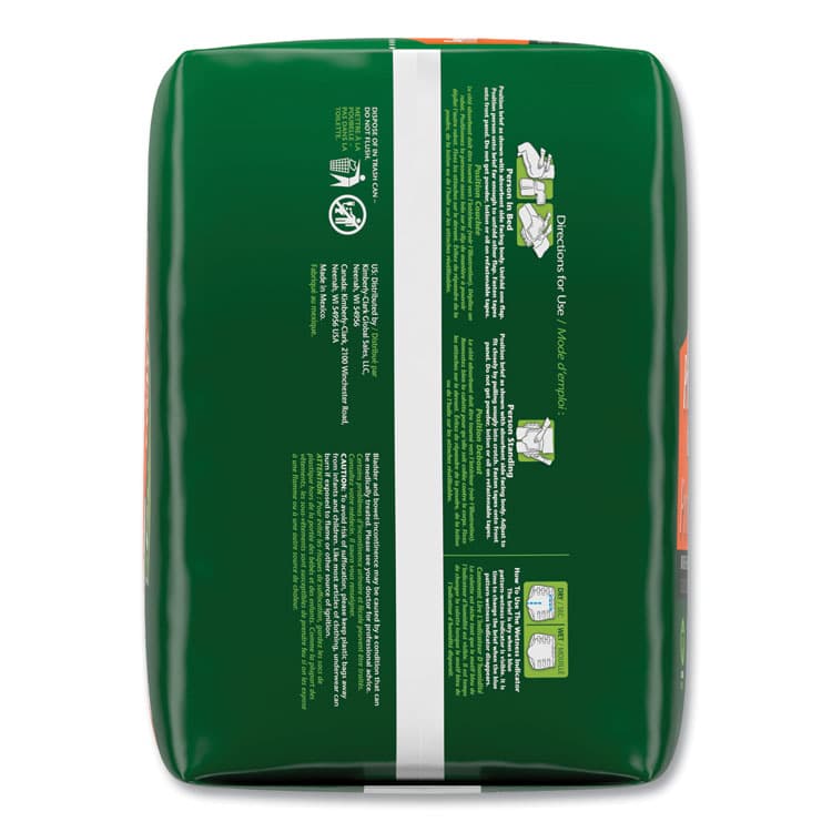 KIMBERLY CLARK Incontinence Protection with Tabs, Small/Medium, 19" to 34" Waist, 20/Pack, 3 Packs/Carton (KCM35456) thumbnail 2