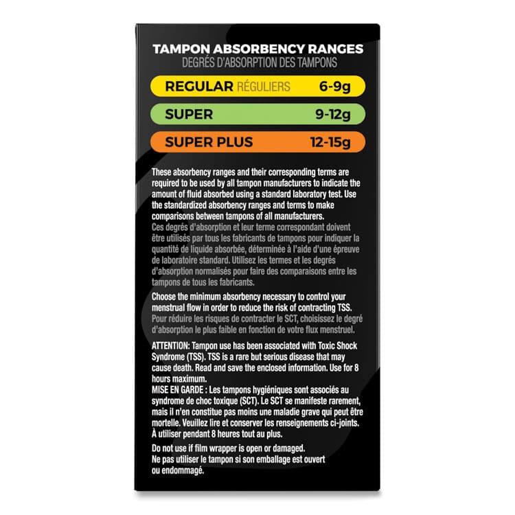 KIMBERLY CLARK U by Kotex Click Compact Tampons, Super Absorbency, 16/Pack, 8 Packs/Carton (KCM51581) thumbnail 4