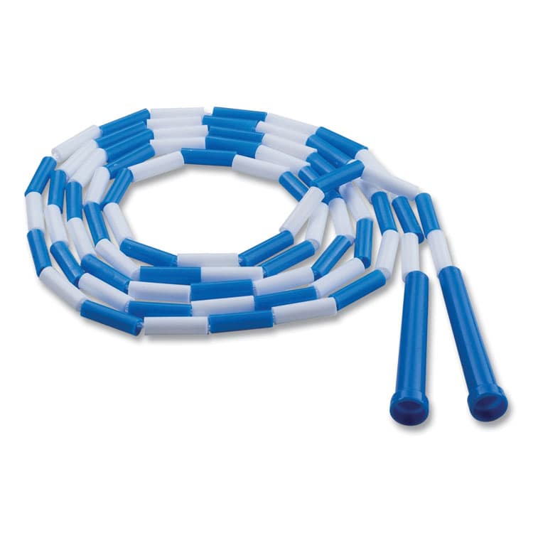 CHAMPION SPORT Segmented Plastic Jump Rope, 9 ft, Blue/White (CSIPR9)