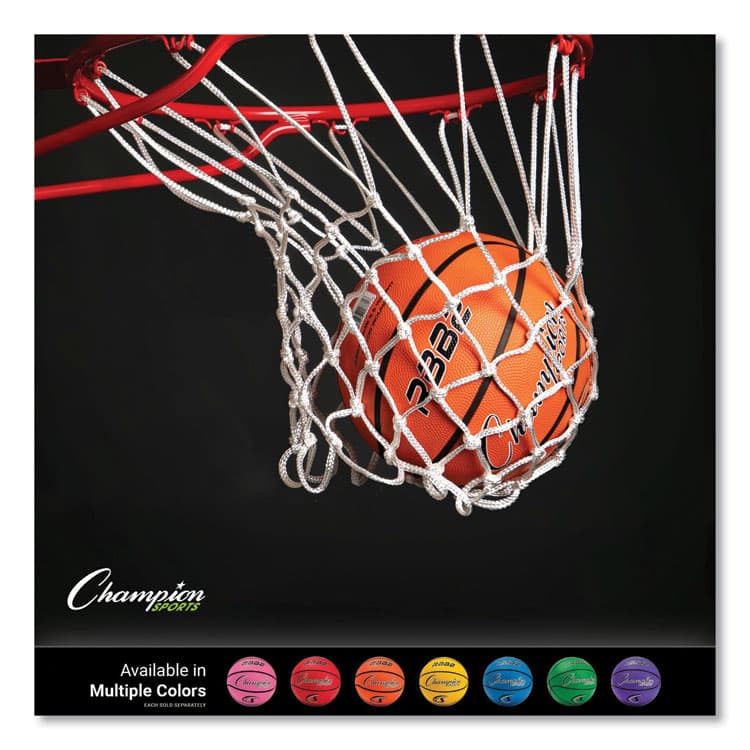 CHAMPION SPORT Rubber Sports Ball, Basketball, No. 5 Size, Junior Size, Orange (CSIRBB2) thumbnail 3