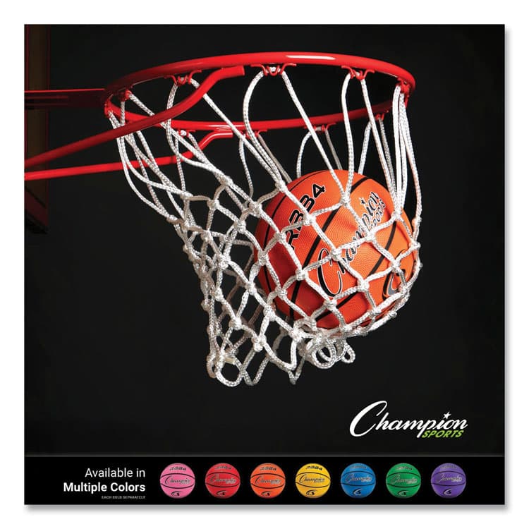 CHAMPION SPORT Rubber Sports Ball, Basketball, No. 6 Size, Orange (CSIRBB4) thumbnail 3