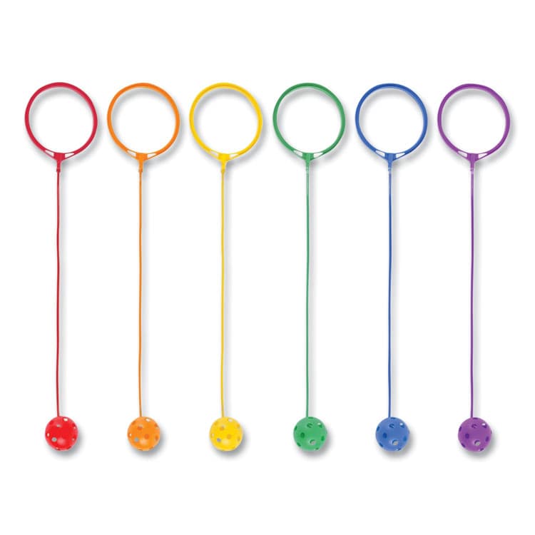 CHAMPION SPORT Swing Ball Set, 5.5" Diameter, Assorted Colors, 6/Set (CSISBSET)