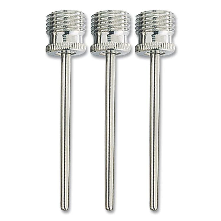 CHAMPION SPORT Nickel-Plated Inflating Needles for Electric Inflating Pump, 3/Pack (CSIINB)