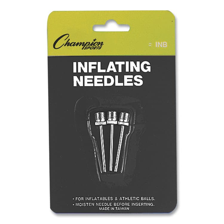 CHAMPION SPORT Nickel-Plated Inflating Needles for Electric Inflating Pump, 3/Pack (CSIINB) thumbnail 2