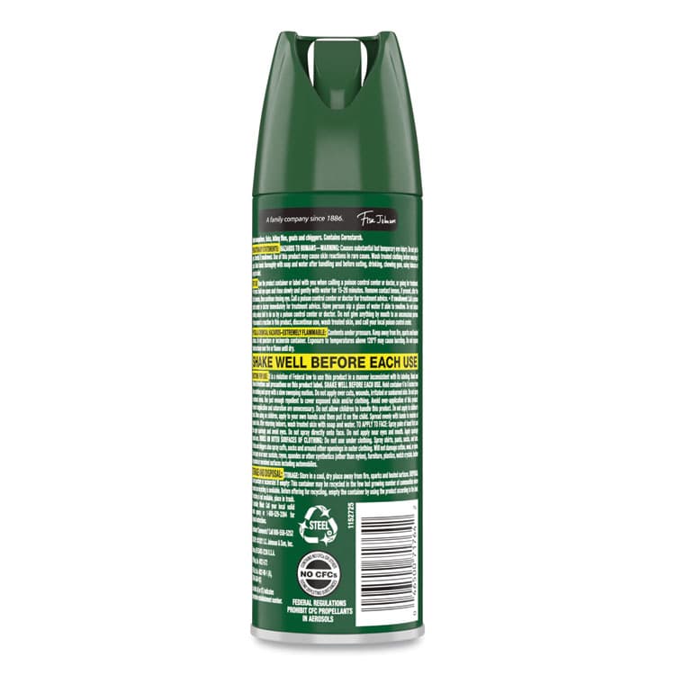 SC JOHNSON Deep Woods Dry Insect Repellent, 4 oz Aerosol Spray, 12/Carton (SJN315652) thumbnail 4
