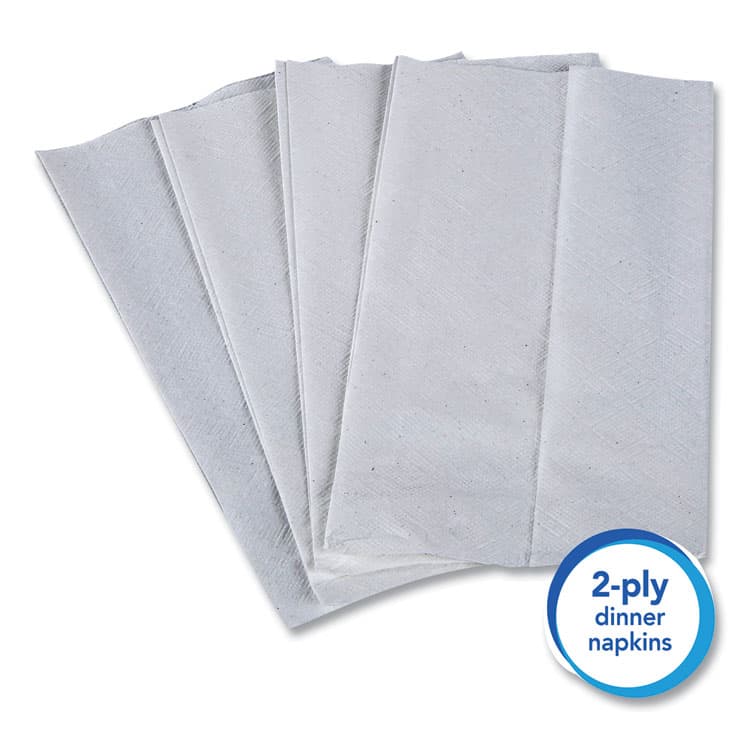 KIMBERLY CLARK Full Fold Dispenser Napkins, 1-Ply, 13 x 12, White, 375/Pack, 16 Packs/Carton (KCC98740) thumbnail 4