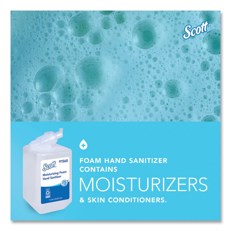 KIMBERLY CLARK Pro Moisturizing Foam Hand Sanitizer, 1,000 mL Refill, Fruity Cucumber Scent, 6/Carton (KCC91560) thumbnail 4