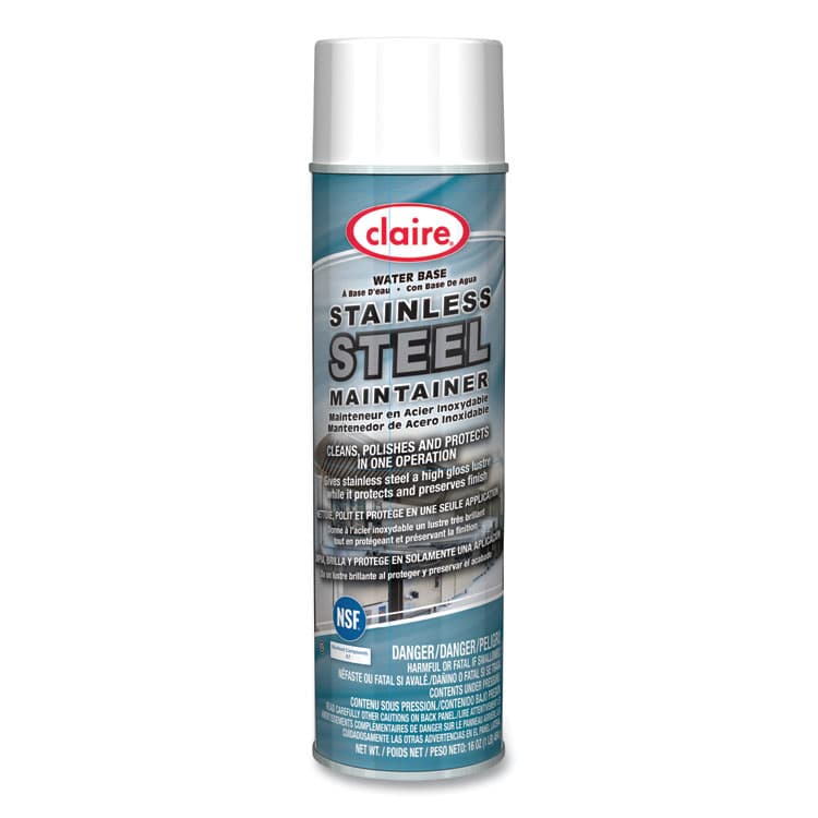 PLZ CORP Stainless Steel Maintainer, Lemon Scent, 16 oz Aerosol Spray, Dozen (CGC844) thumbnail 3