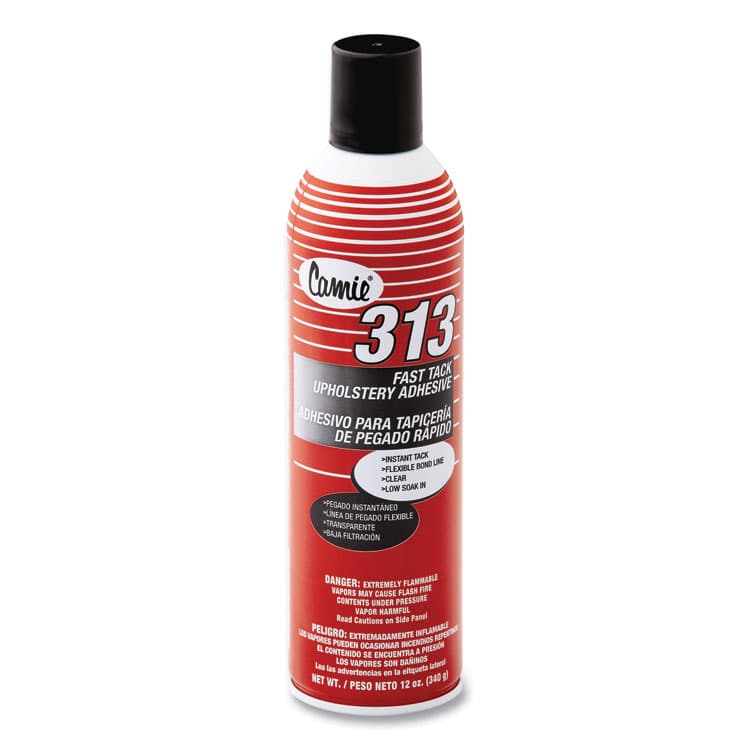 PLZ CORP 313 Fast Tack Upholstery Adhesive, 12 oz Aerosol Spray, Dries Clear, Dozen (CGC313) thumbnail 4
