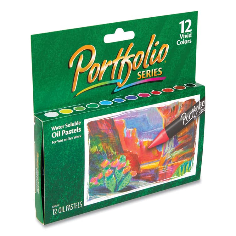 BINNEY & SMITH / CRAYOLA Portfolio Series Oil Pastels, 12 Assorted Colors, 12/Pack (CYO523612) thumbnail 4