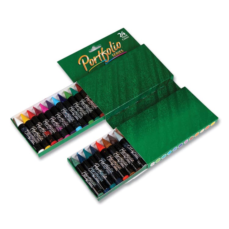 BINNEY & SMITH / CRAYOLA Portfolio Series Oil Pastels, 24 Assorted Colors, 24/Pack (CYO523624) thumbnail 2