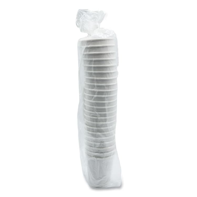 BOARDWALK Paper Hot Cups, Double-Walled, 10 oz, White, 25/Pack (BWKDW10HCUPPK) thumbnail 3