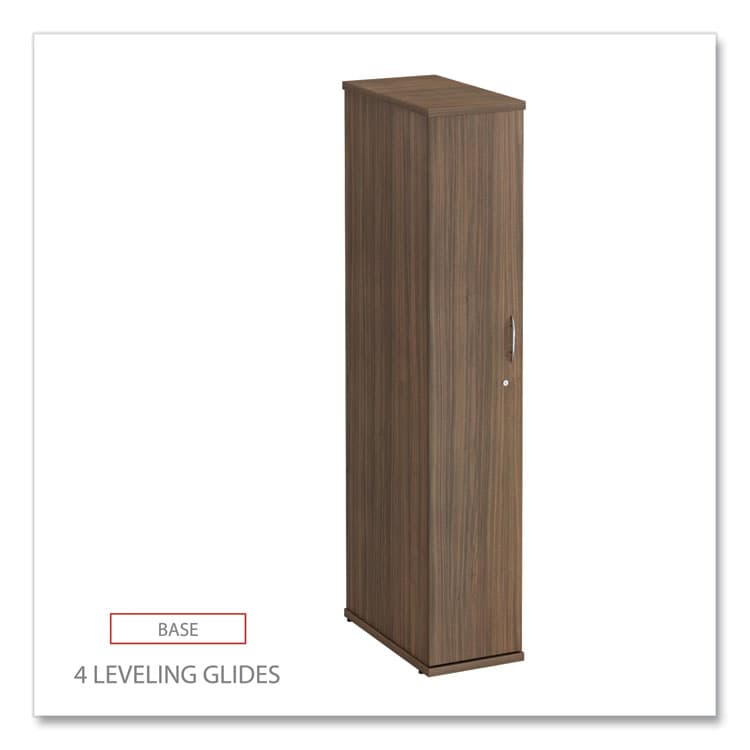 ALERA Alera Valencia Series Wardrobe, 11.88w x 22.78d x 65h, Modern Walnut (ALEVA621224WA) thumbnail 3