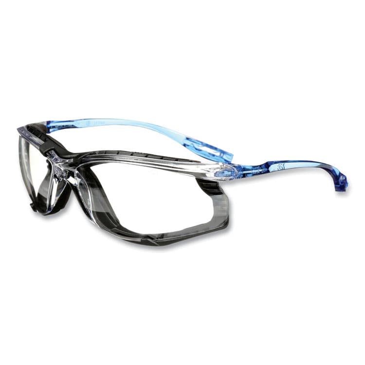 3M/COMMERCIAL TAPE DIV. Virtua CCS Protective Eyewear with Foam Gasket, Blue Half Frame, Clear Dual Lens (MMM1187200000)