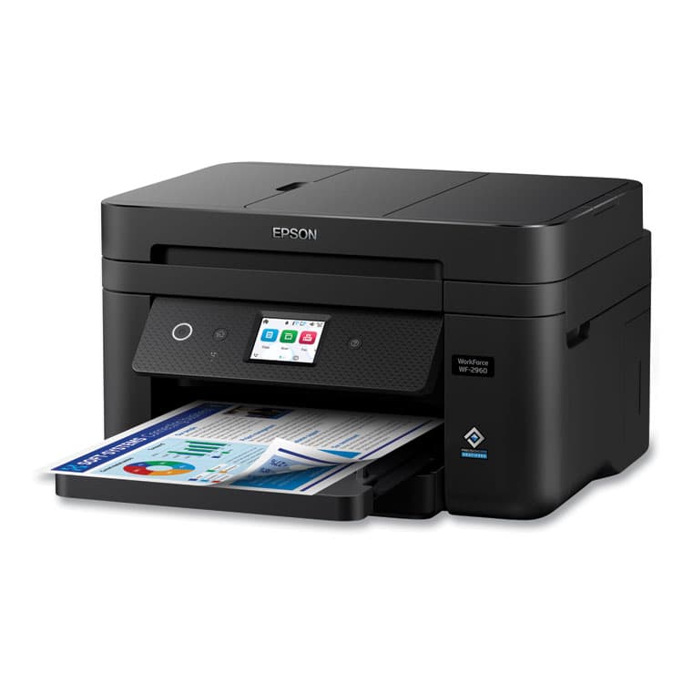 EPSON AMERICA, . WorkForce WF-2960 Wireless All-in-One Inkjet Printer, Copy/Fax/Print/Scan (EPSC11CK60201) thumbnail 3