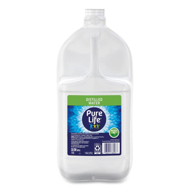 NESTLE Pure Life Distilled Water, 1 gal Bottle, 6/Carton, 36 Cartons/Pallet (NLE12532828)