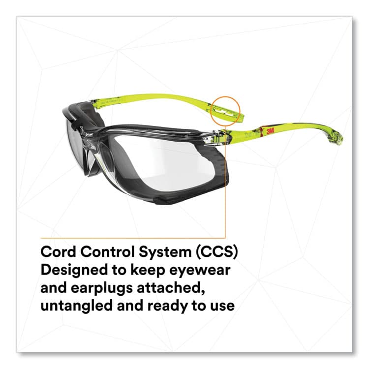 3M/COMMERCIAL TAPE DIV. Solus CCS Series Protective Eyewear, Frameless, Clear Single Lens (MMMSCCS01SGAFGR) thumbnail 2