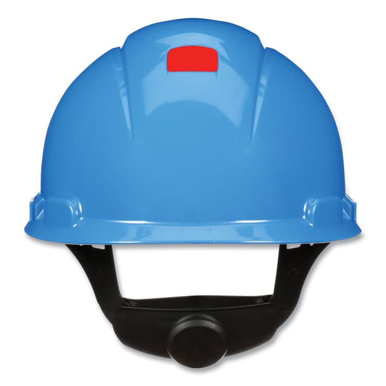 3M/COMMERCIAL TAPE DIV. SecureFit H-Series Hard Hats, H-700 Cap with UV Indicator, 4-Point Pressure Diffusion Ratchet Suspension, Blue (MMMH703SFRUV)