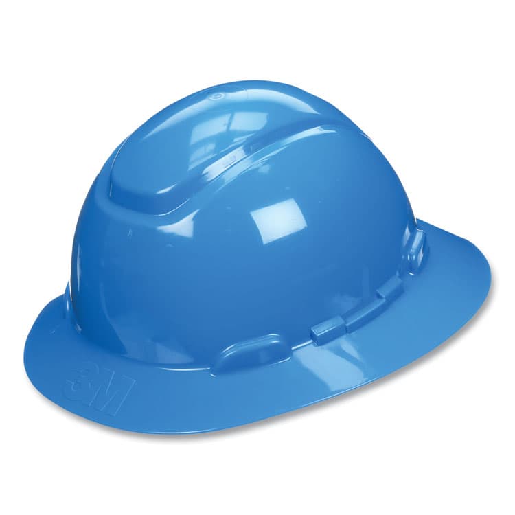 3M/COMMERCIAL TAPE DIV. SecureFit H-Series Hard Hats, H-800 Hat with UV Indicator, 4-Point Pressure Diffusion Ratchet Suspension, Blue (MMMH803SFRUV) thumbnail 3