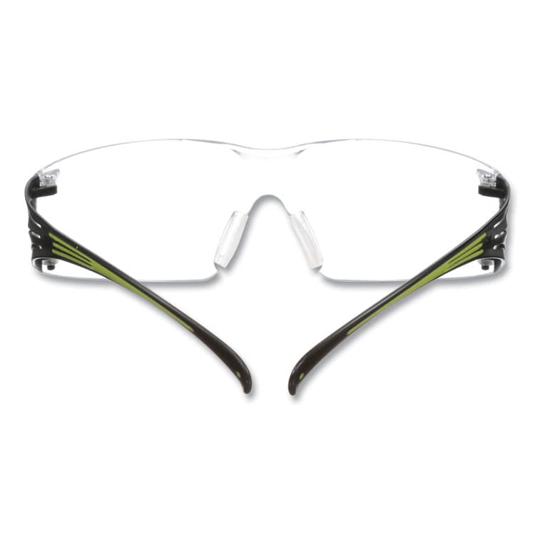 3M/COMMERCIAL TAPE DIV. SecureFit 400 Protective Eyewear, Frameless, Green Arms, Clear Single Lens (MMMSF401AF) thumbnail 3