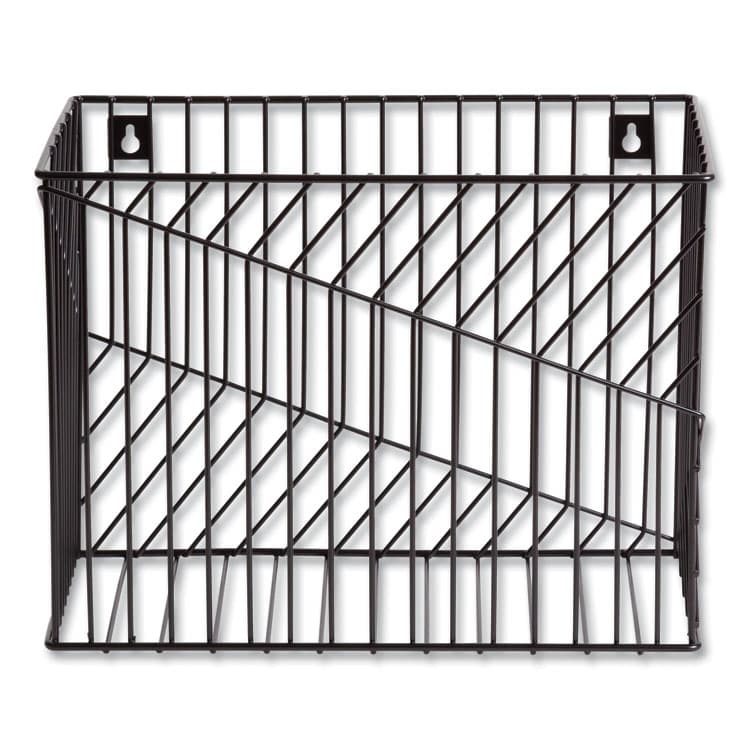 U BRANDS Vena Hanging File Basket, Letter Size, 6.85" Long, Black (UBR3836U0206) thumbnail 2