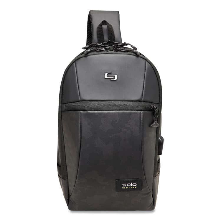 UNITED STATES LUGGAGE GLHF (Good Luck Have Fun) Sling, 12.9", 8.5 x 4.5 x 13.5, Black (USLACV2904)