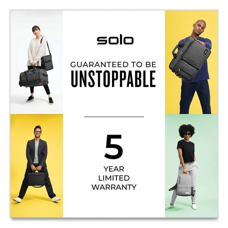 UNITED STATES LUGGAGE Re:Define Laptop Backpack, 15.6", 12.25 x 5.75 x 18.75, Black (USLUBN7084) thumbnail 3