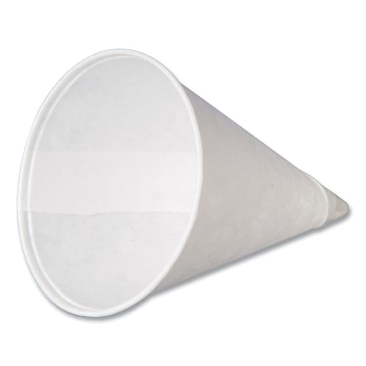 RDI USA Paper Cone Cups, 4 oz, White, 5,000/Carton (CFRCPCONE4) thumbnail 4