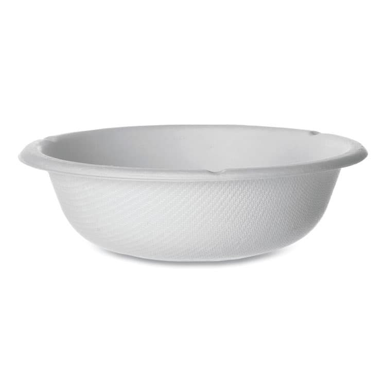 ECO-PRODUCTS,INC. Vanguard Renewable and Compostable Sugarcane Bowls, 6 oz, White, 1,800/Carton (ECOEPBL6NFA)