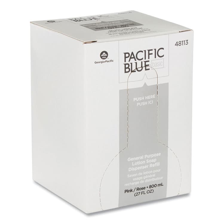 GEORGIA PACIFIC Liquid General Purpose Soap Refill, 800 mL, 12/Carton (GPC48113) thumbnail 2