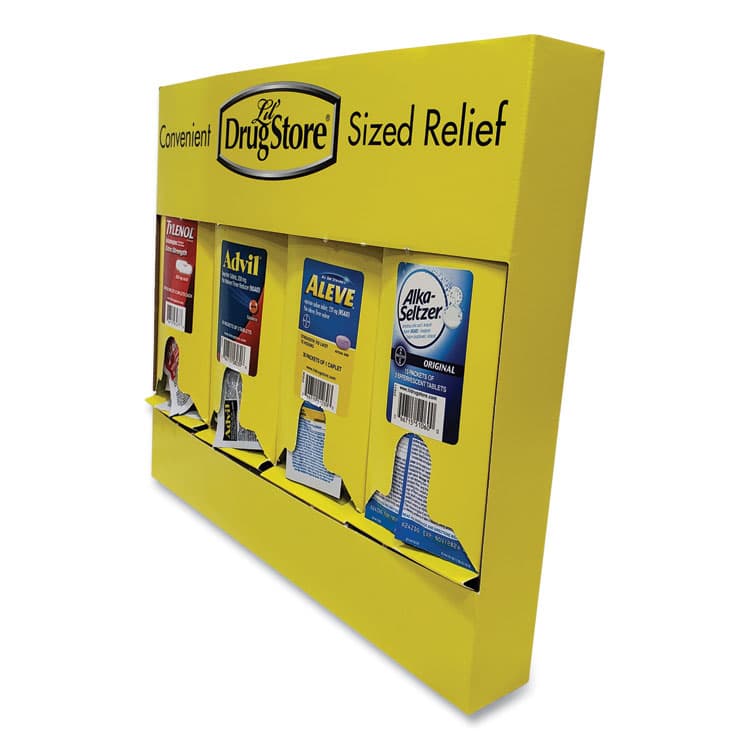 LIL DRUGSTORE PRODUCTS Single-Dose Medicine Dispenser, 105-Pieces, Plastic Case, Yellow (LIL71622) thumbnail 3