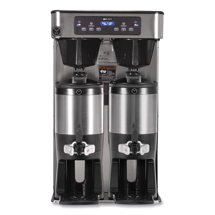 BUNN-O-MATIC ICB Infusion Series Twin Tall Coffee Brewer, 51 Cups, Silver/Black (BUN532000101) thumbnail 2