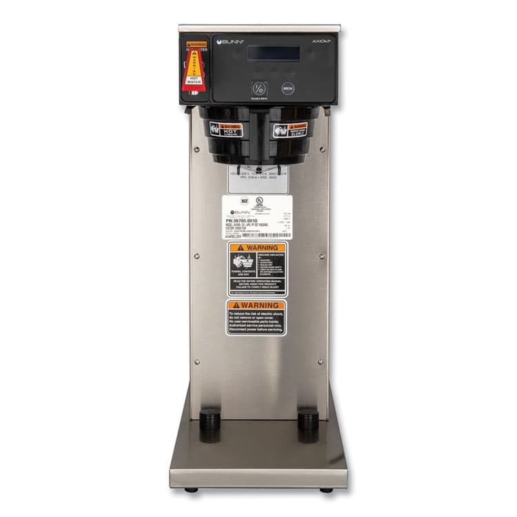 BUNN-O-MATIC AXIOM DV-APS Airpot System, 12 Cups, Silver/Black (BUN387000010)