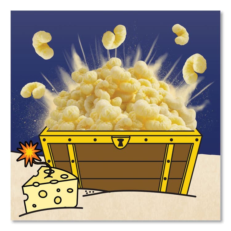 PIRATE BRANDS Cheddar Blast, Cheddar Cheese, 0.75 oz Bag, 16/Carton (GRR32400002) thumbnail 3