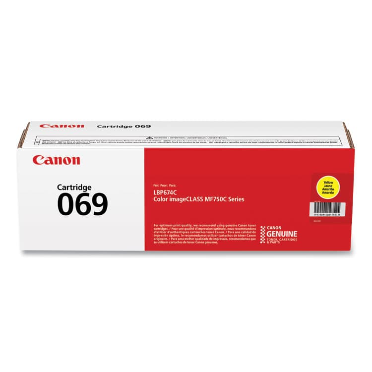 CANON USA, . 5091C001 (069) Toner, 1,900 Page-Yield, Yellow (CNM5091C001)