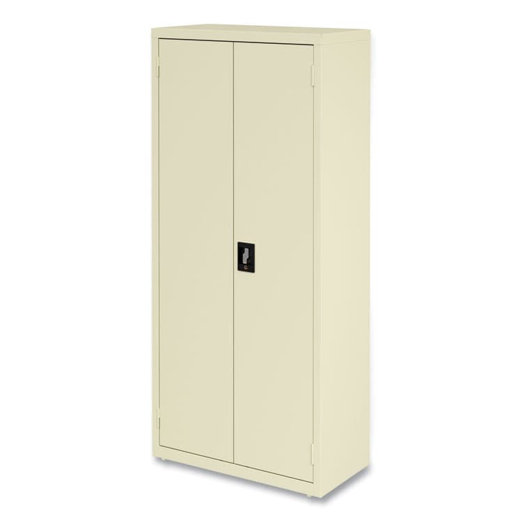 ALERA Economy Assembled Storage Cabinets, 4 Shelves, 30" x 15" x 66", Putty (ALEHCM6615PY) thumbnail 2