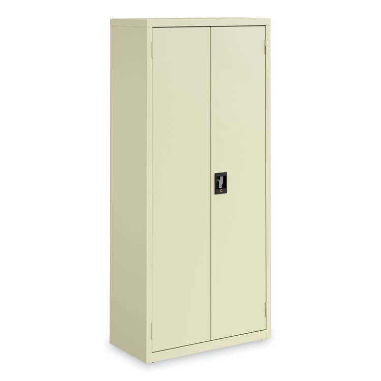 ALERA Economy Assembled Storage Cabinets, 4 Shelves, 30" x 15" x 66", Putty (ALEHCM6615PY) thumbnail 3